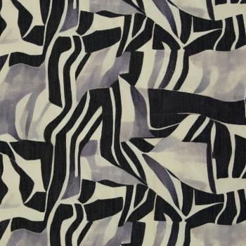 Denim Jeans Agnes Abstrakt Schwarz/Grautöne von Swafing